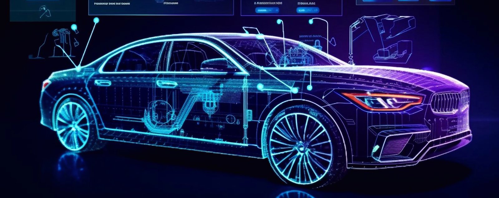 Digital twins and virtual vehicle models are used alongside AI tools to accelerate simulation, testing, and early-stage engineering.