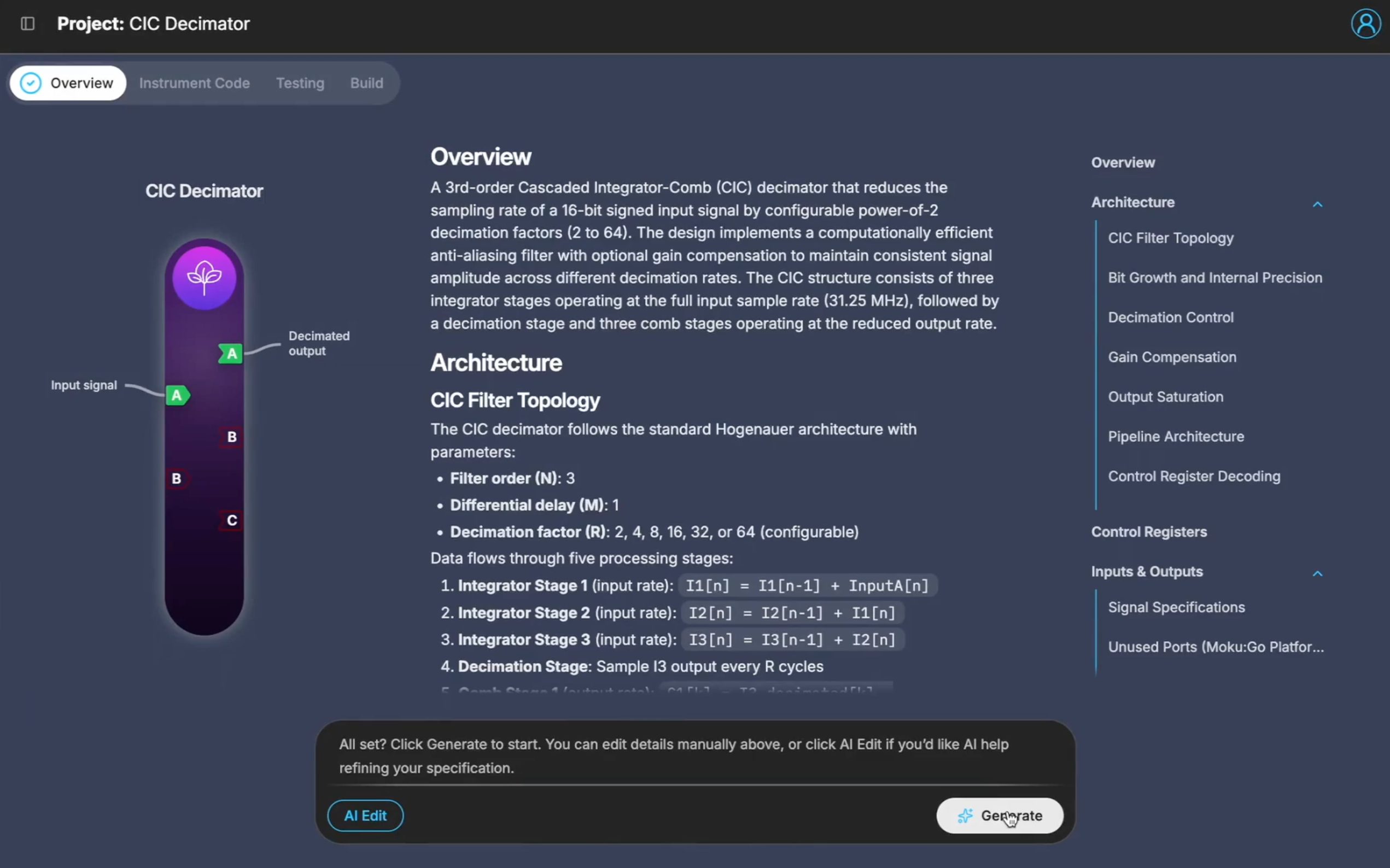 Liquid Instruments showcases hardware platform and generative HDL coding tool
