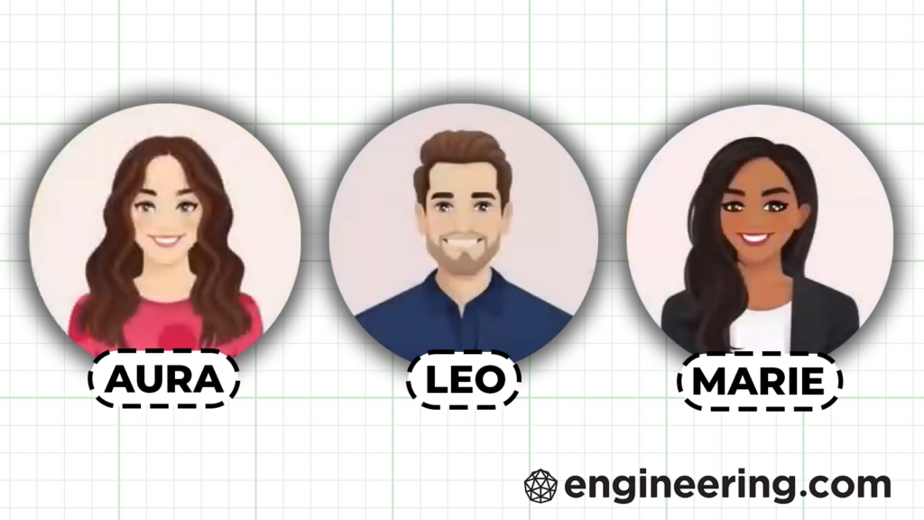 A tale of three chatbots: Aura, Leo, and Marie